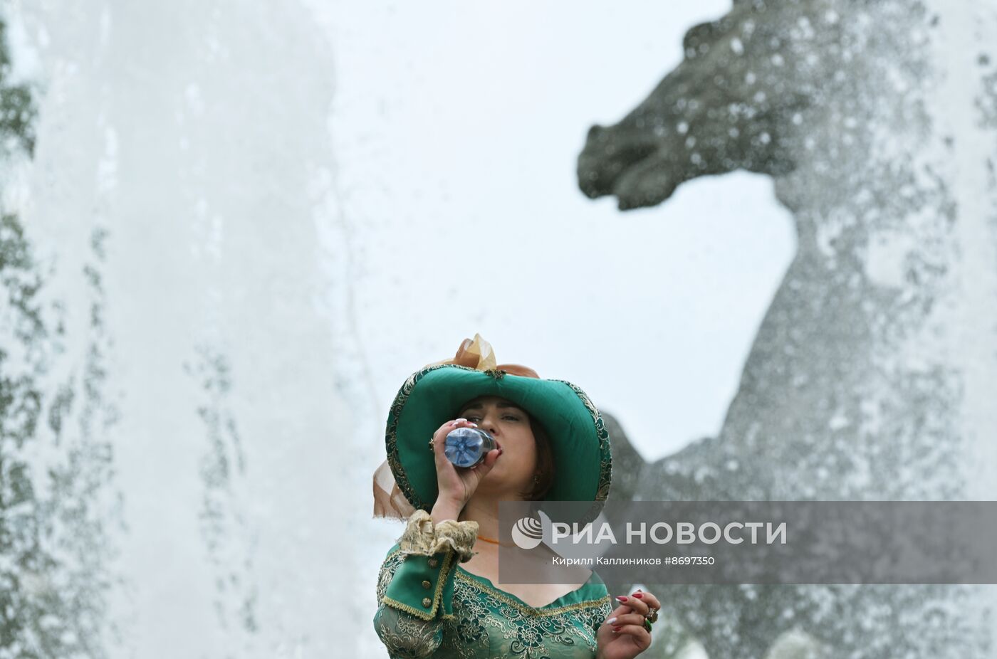 Жаркая погода в Москве