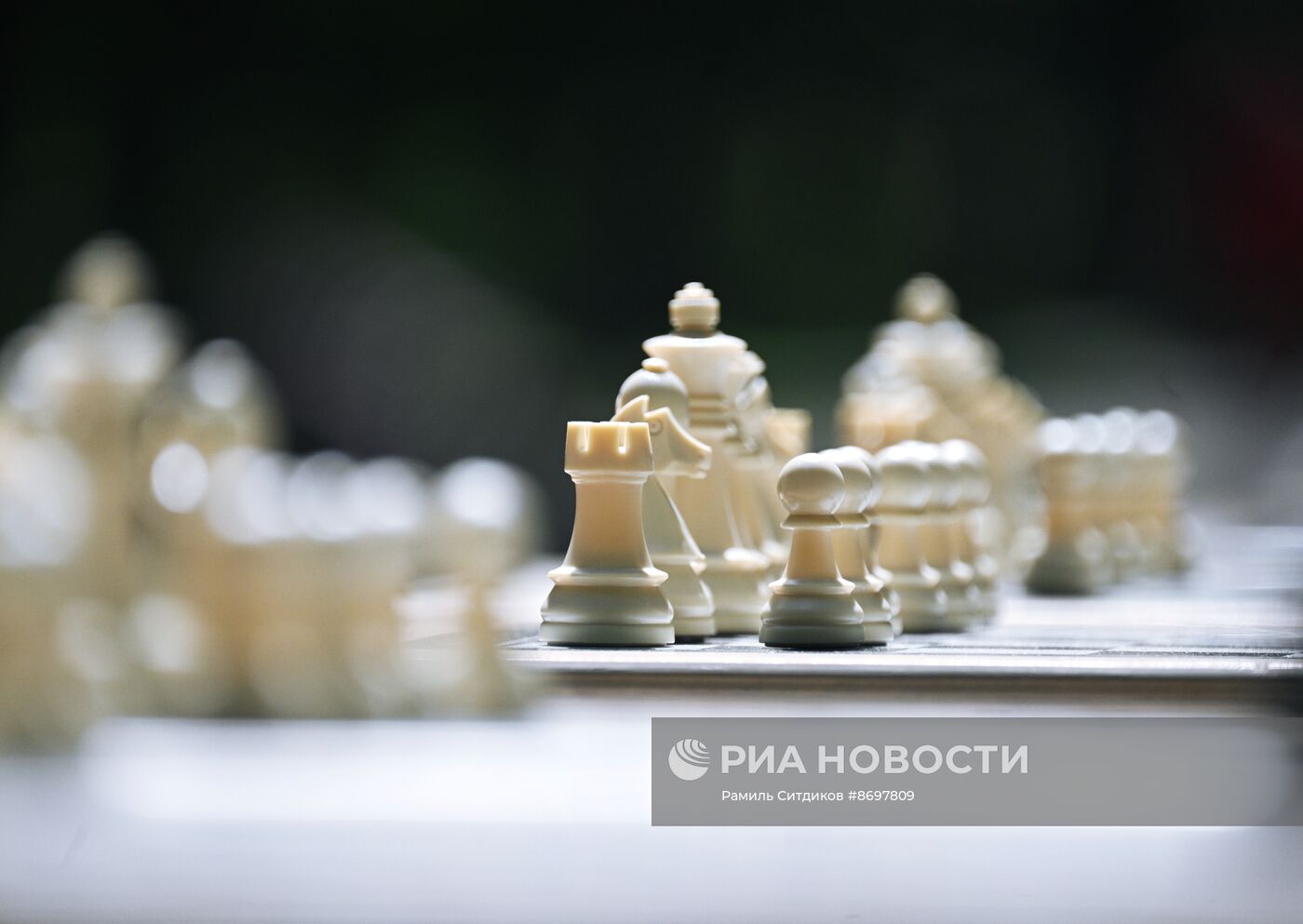 Открытие "Шахматного клуба на Гоголевском бульваре" в Москве