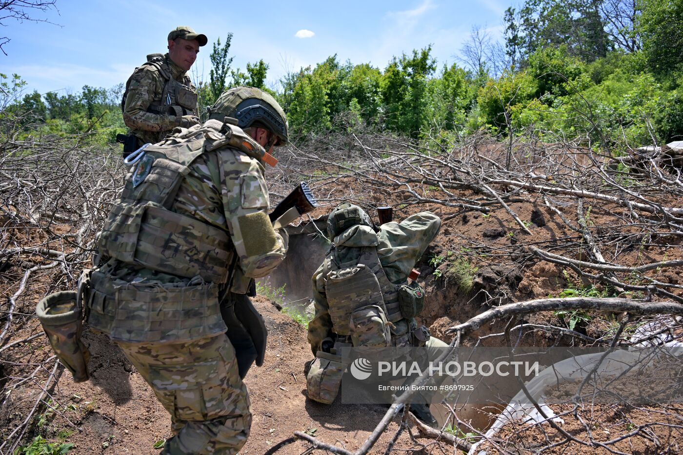 Подготовка штурмовых подразделений группировки войск Запад