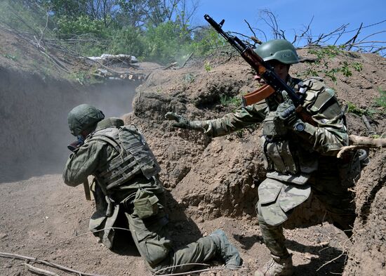 Подготовка штурмовых подразделений группировки войск Запад