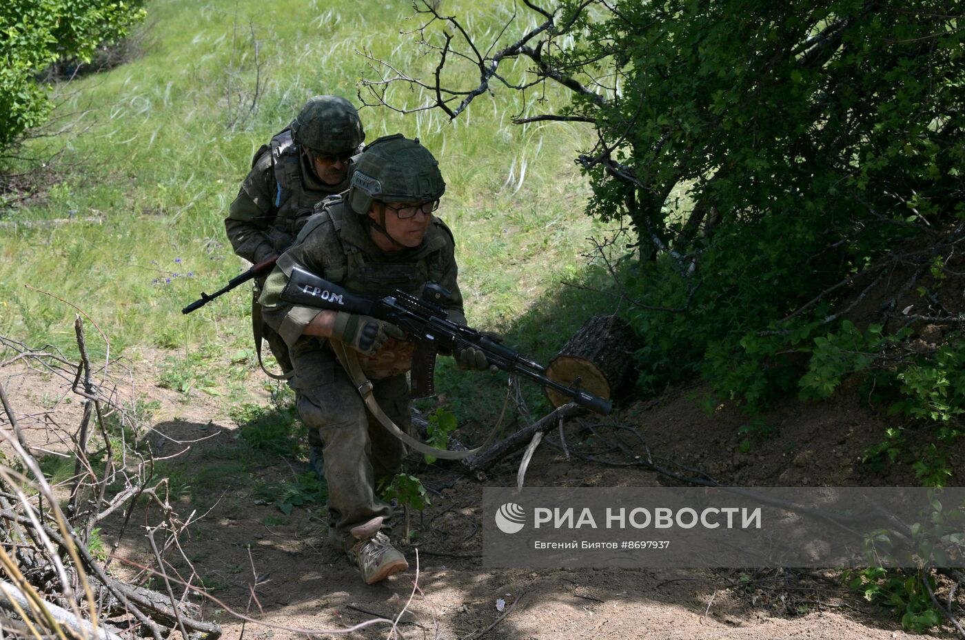 Подготовка штурмовых подразделений группировки войск Запад