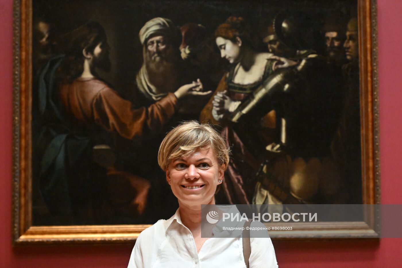 Презентация картины Антиведуто Граматика "Христос и грешница"