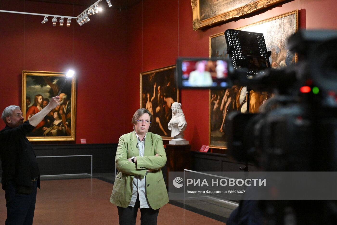 Презентация картины Антиведуто Граматика "Христос и грешница"