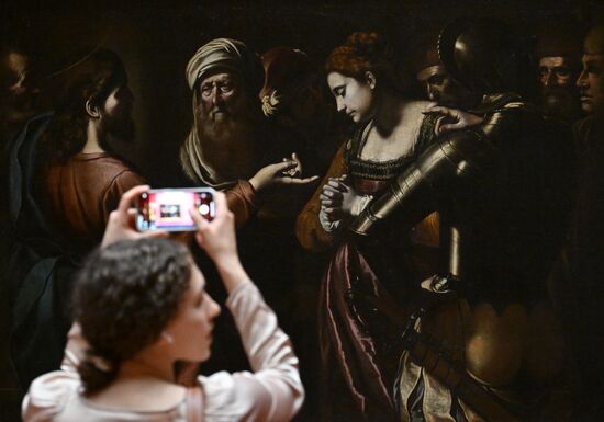 Презентация картины Антиведуто Граматика "Христос и грешница"