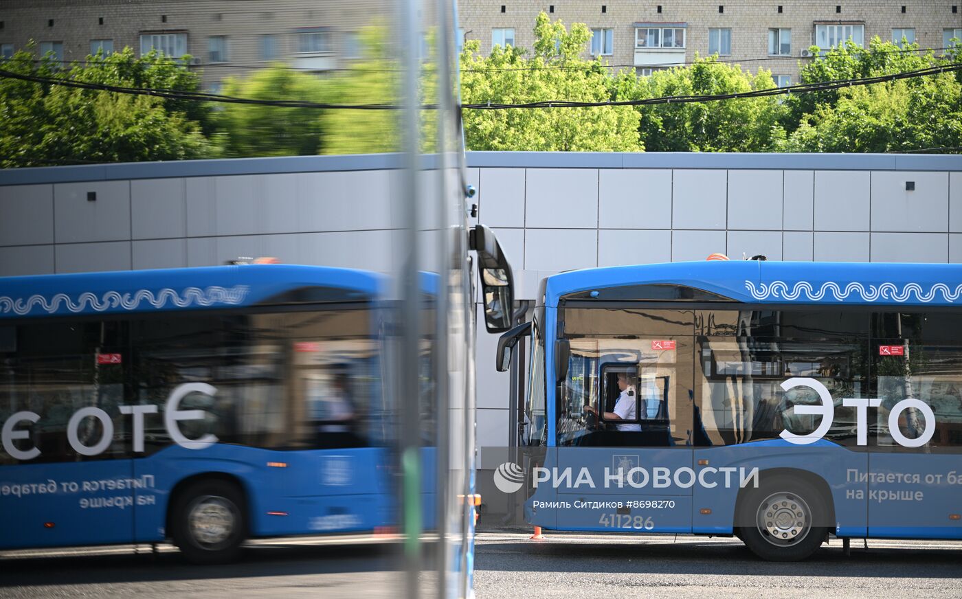 Презентация электробуса в обновленном дизайне