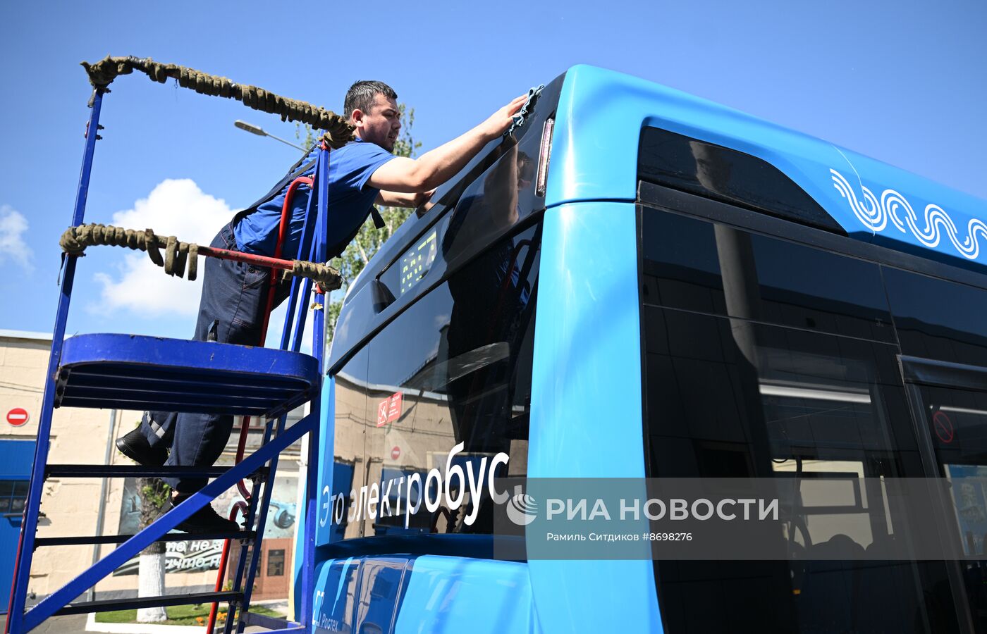 Презентация электробуса в обновленном дизайне