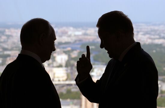 Рабочая поездка президента Владимира Путина в Санкт-Петербург