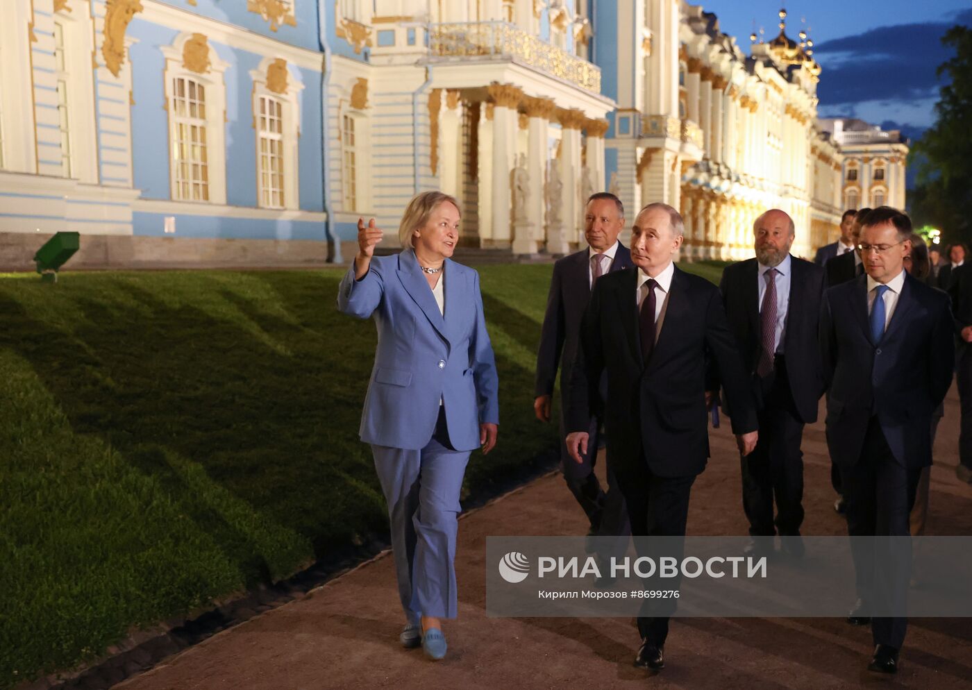 Рабочая поездка президента Владимира Путина в Санкт-Петербург