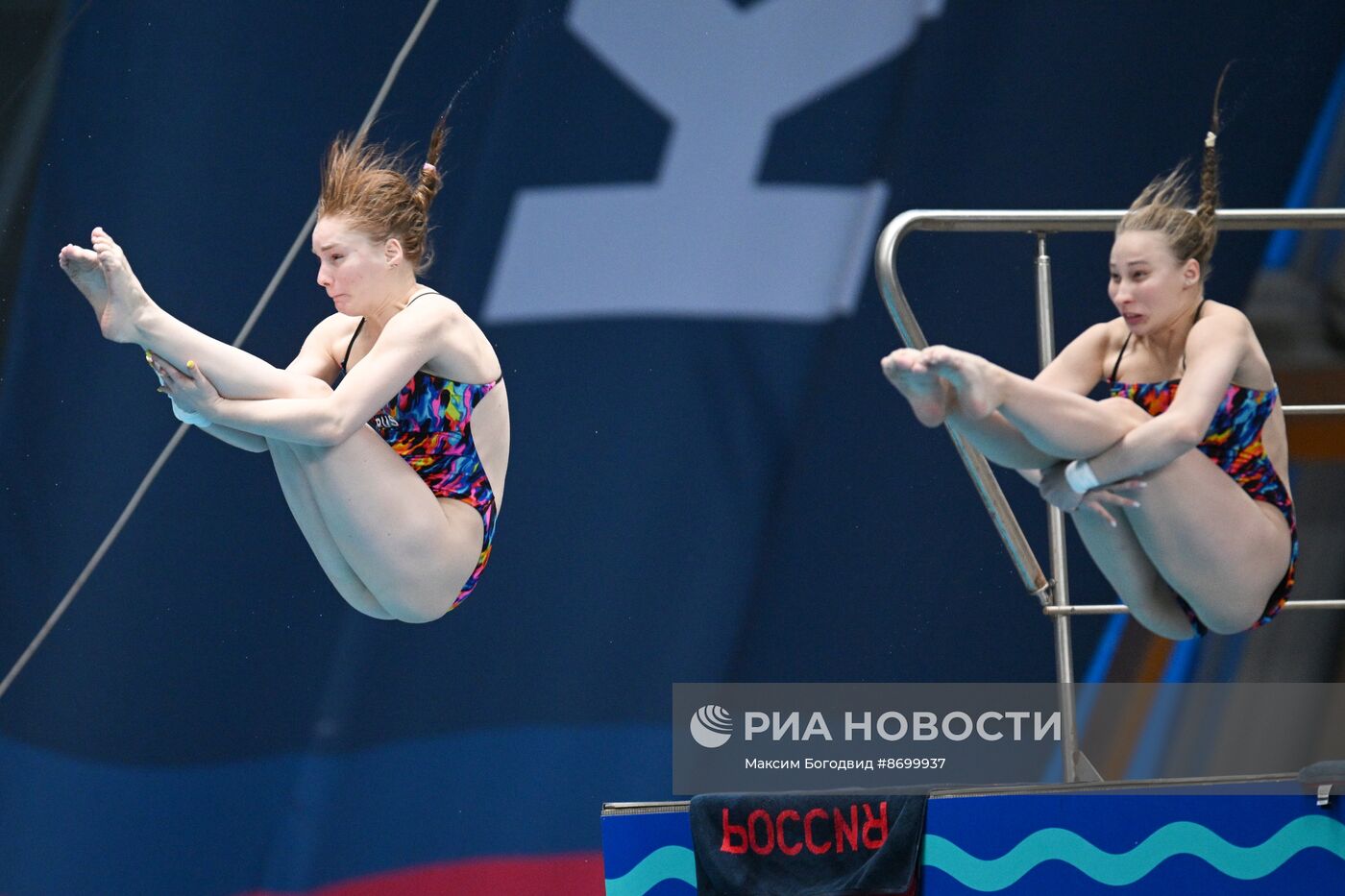 Чемпионат России по прыжкам в воду. Синхронные прыжки. Вышка 10 метров. Женщины. Финал