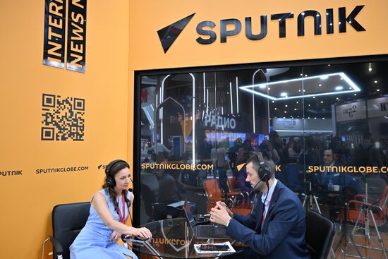 ПМЭФ-2024. Студия радио Sputnik