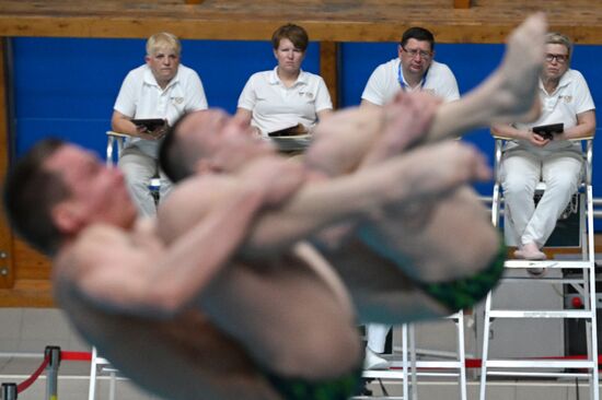Чемпионат России по прыжкам в воду. Синхронные прыжки. Трамплин 3 метра. Мужчины. Финал