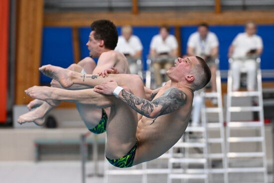 Чемпионат России по прыжкам в воду. Синхронные прыжки. Трамплин 3 метра. Мужчины. Финал