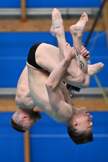 Чемпионат России по прыжкам в воду. Синхронные прыжки. Трамплин 3 метра. Мужчины. Финал