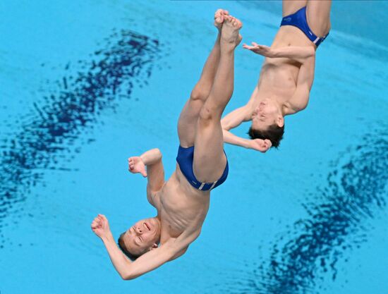 Чемпионат России по прыжкам в воду. Синхронные прыжки. Трамплин 3 метра. Мужчины. Финал
