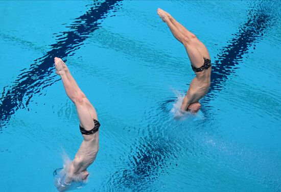 Чемпионат России по прыжкам в воду. Синхронные прыжки. Трамплин 3 метра. Мужчины. Финал