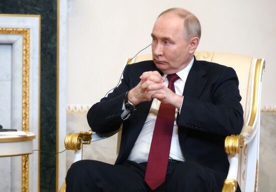 Президент Владимир Путин провел встречу с президентом Республики Сербская Милорадом Додиком