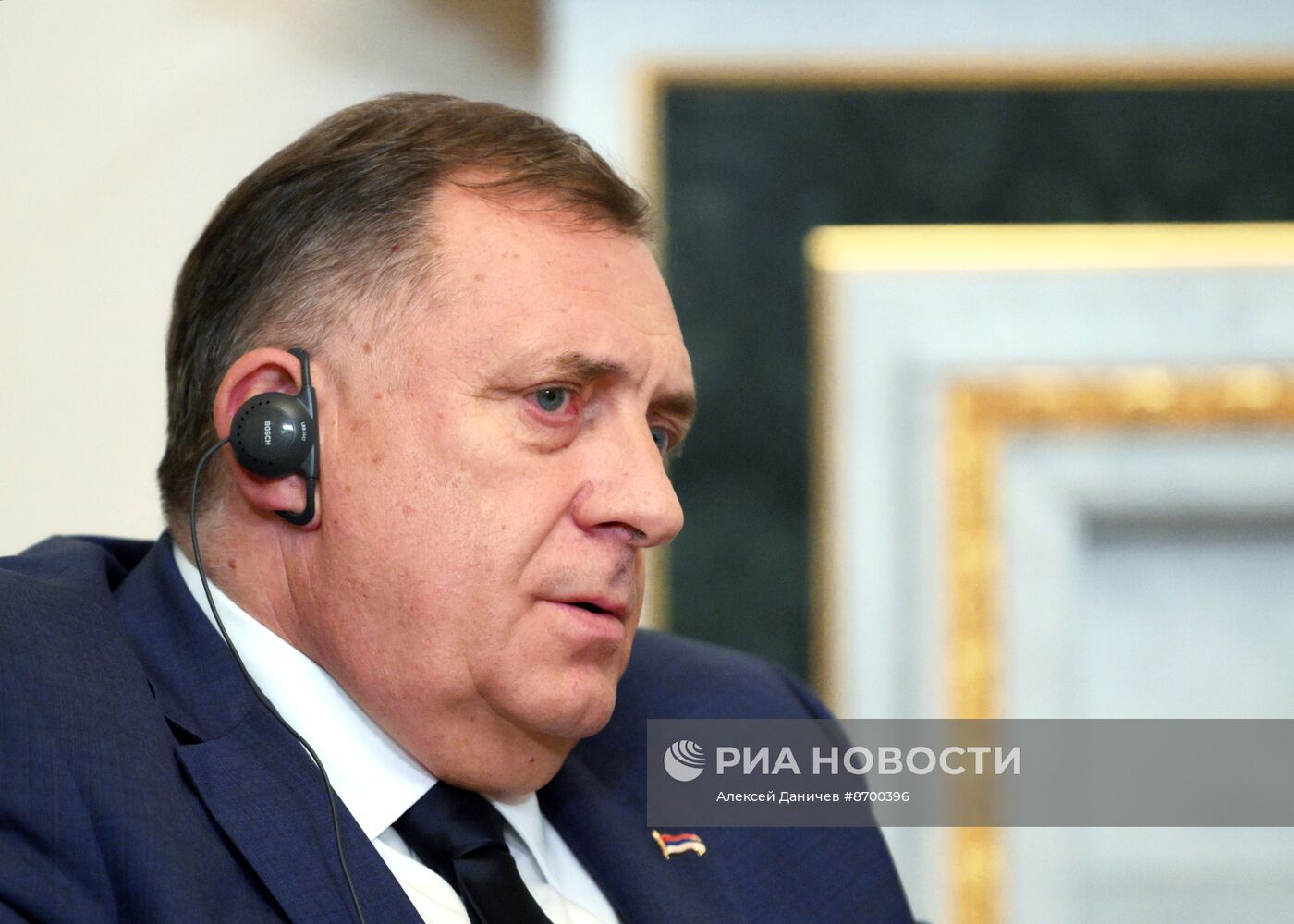 Президент Владимир Путин провел встречу с президентом Республики Сербская Милорадом Додиком