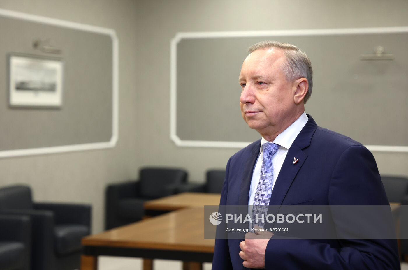  Президент Владимир Путин провел рабочую встречу с губернатором Санкт-Петербурга Александром Бегловым