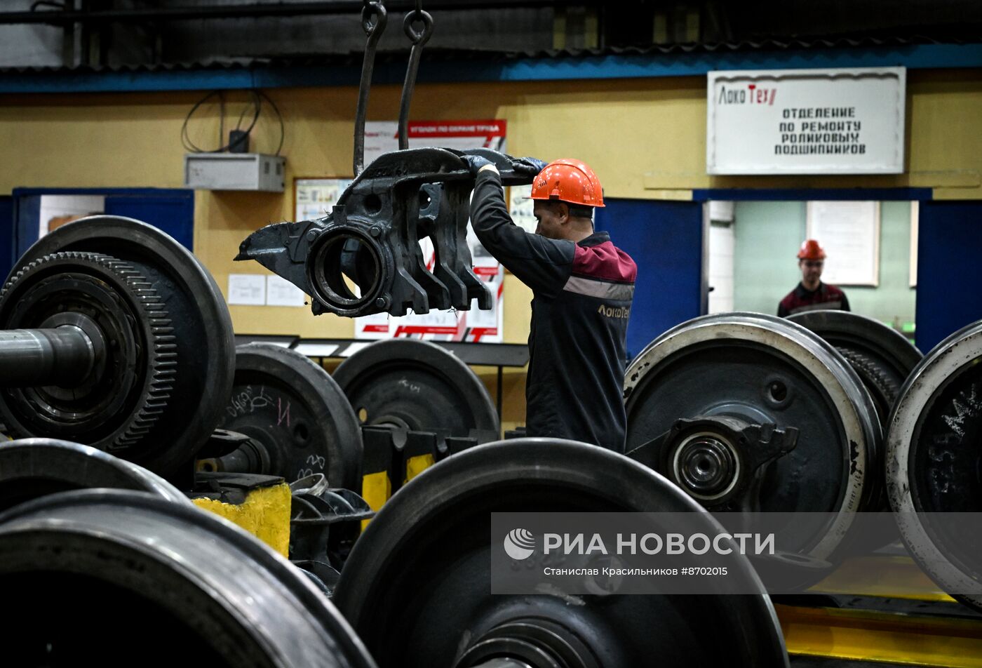 Работа локомотивного депо в Тынде