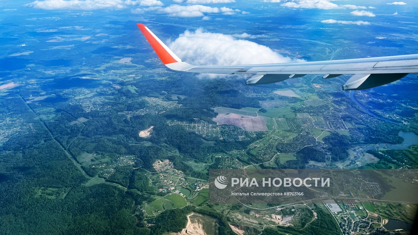 Вид из самолета