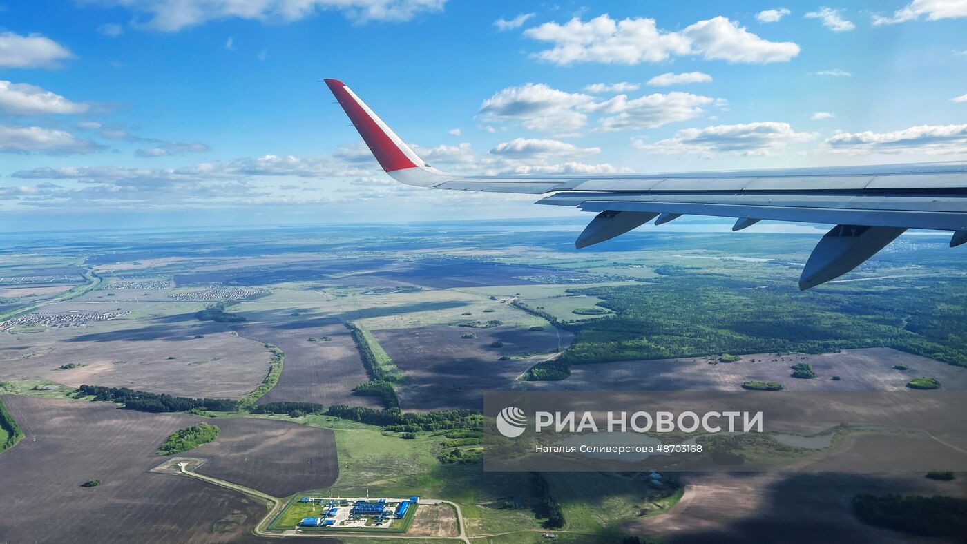 Вид из самолета