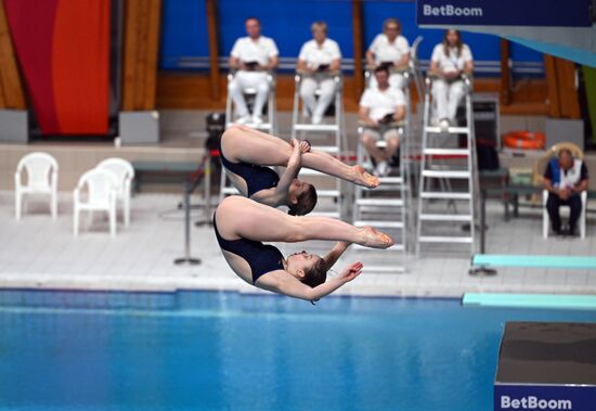 Чемпионат России по прыжкам в воду. Синхронные прыжки. Трамплин 3 метра. Женщины. Финал