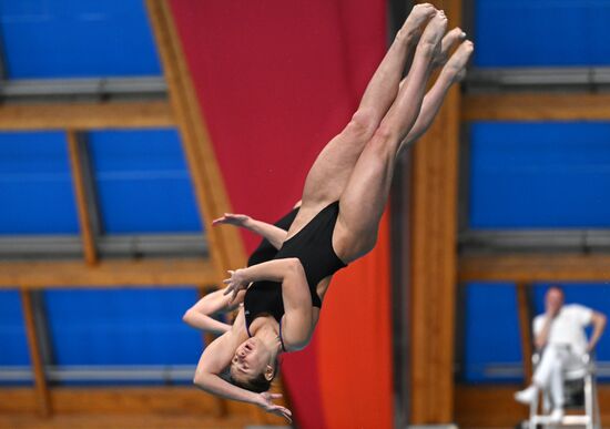 Чемпионат России по прыжкам в воду. Синхронные прыжки. Трамплин 3 метра. Женщины. Финал