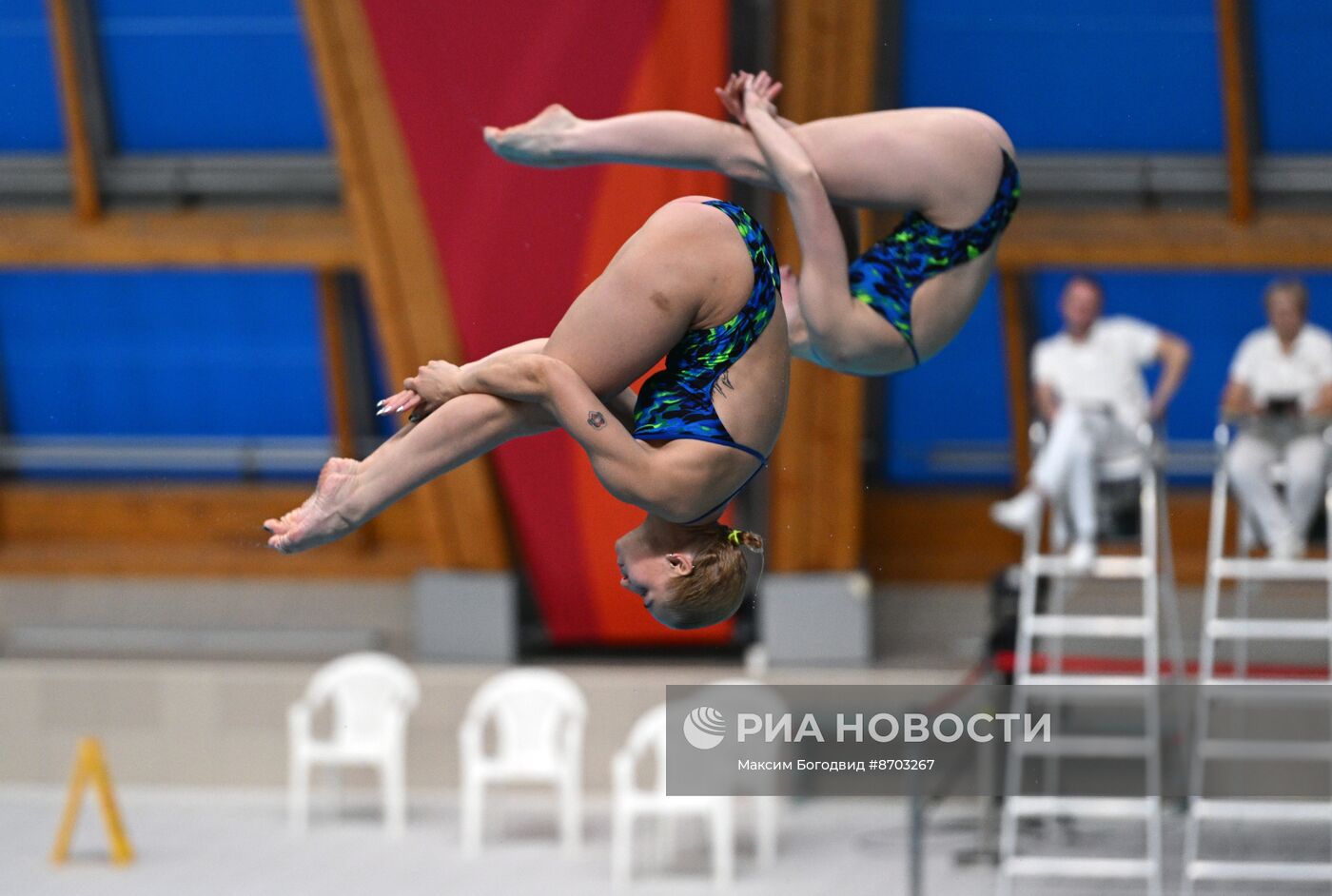 Чемпионат России по прыжкам в воду. Синхронные прыжки. Трамплин 3 метра. Женщины. Финал