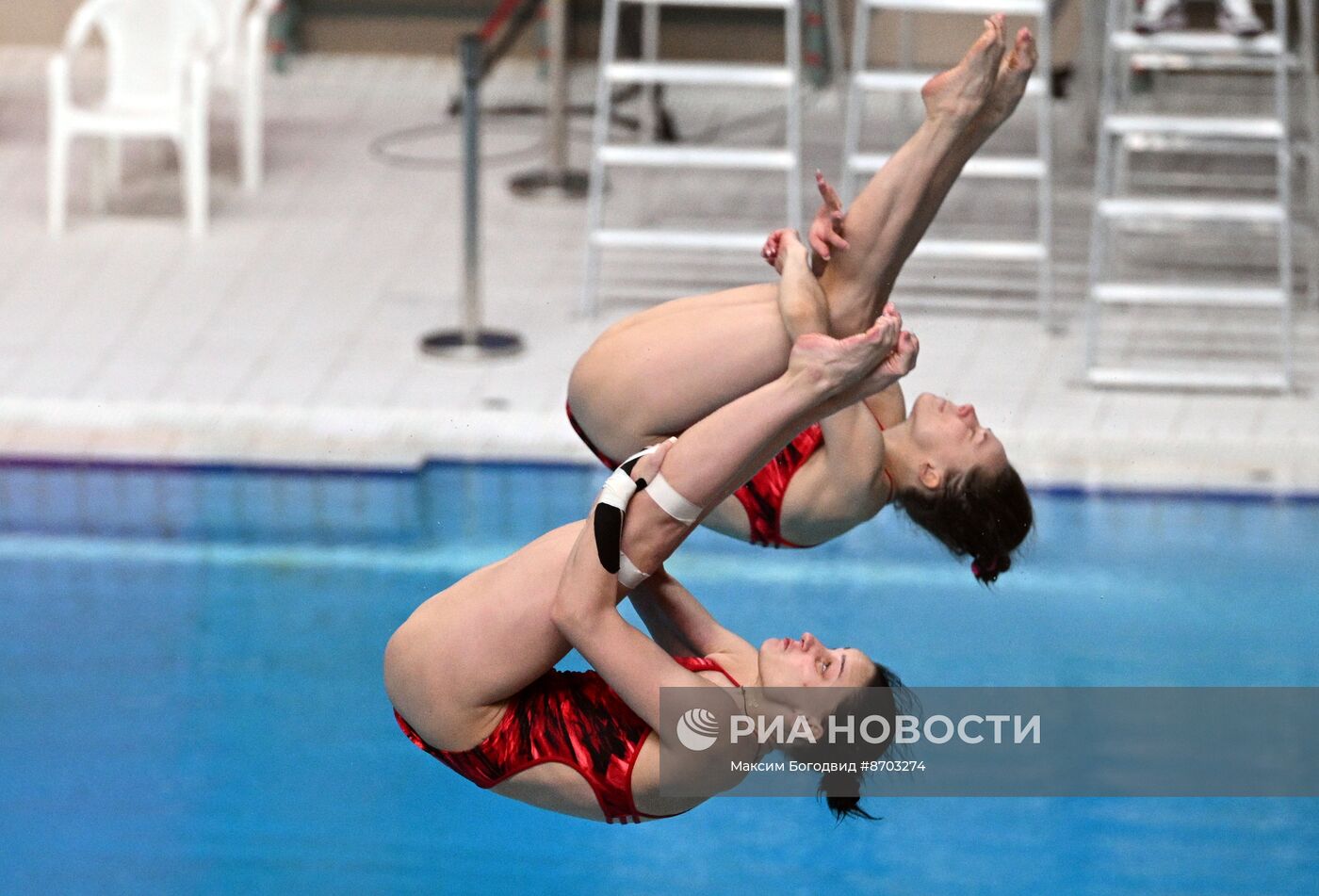 Чемпионат России по прыжкам в воду. Синхронные прыжки. Трамплин 3 метра. Женщины. Финал