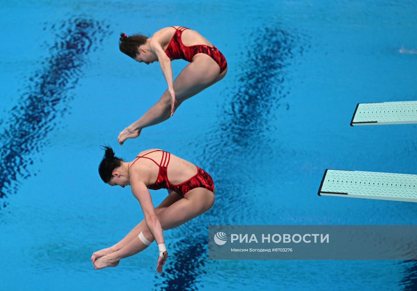 Чемпионат России по прыжкам в воду. Синхронные прыжки. Трамплин 3 метра. Женщины. Финал