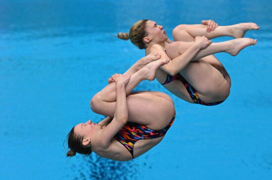 Чемпионат России по прыжкам в воду. Синхронные прыжки. Трамплин 3 метра. Женщины. Финал
