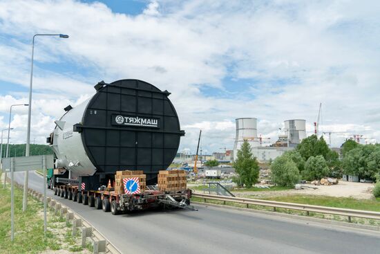 На стройплощадку Курской АЭС-2 доставлен транспортный шлюз для второго энергоблока