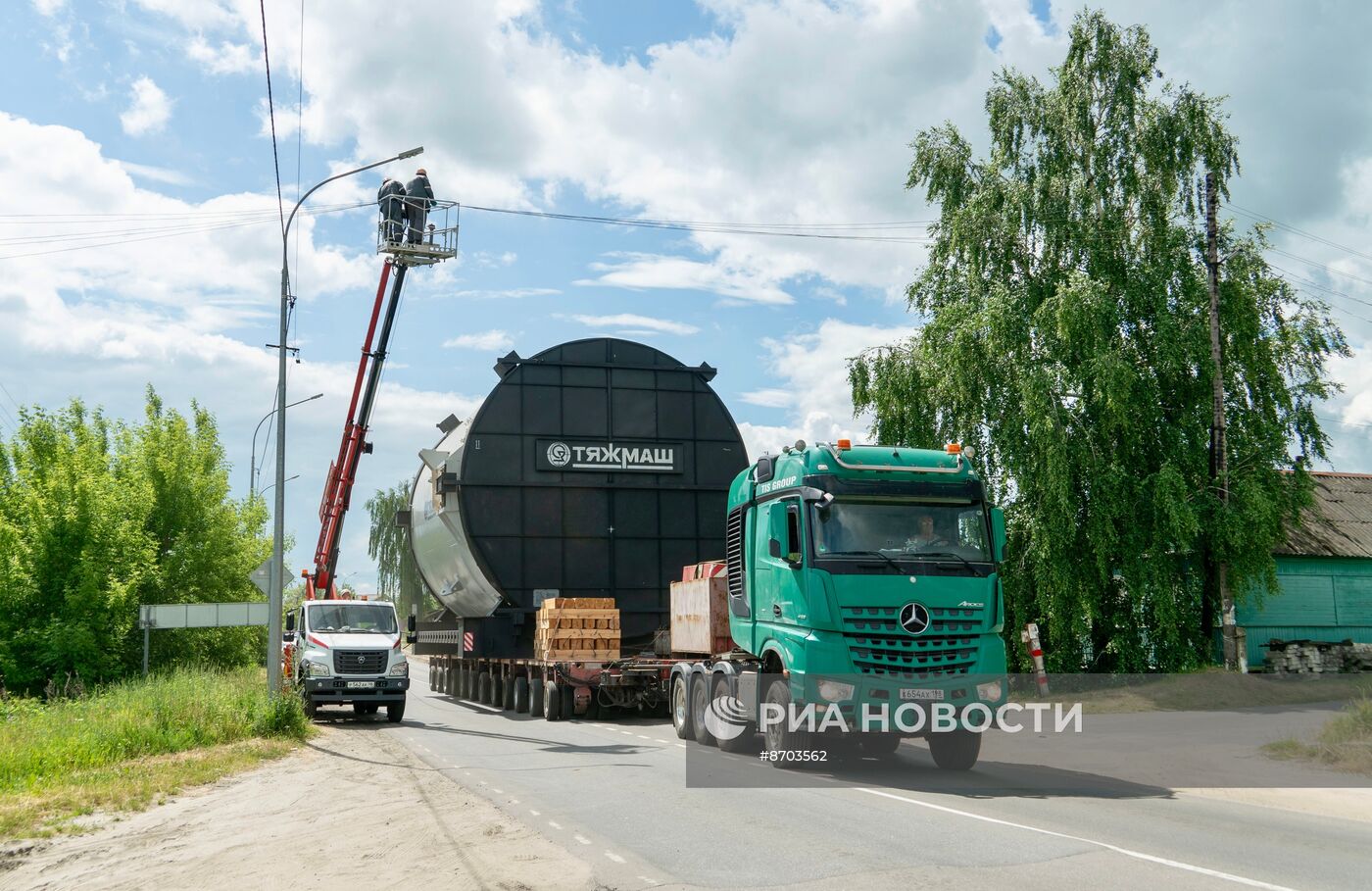 На стройплощадку Курской АЭС-2 доставлен транспортный шлюз для второго энергоблока