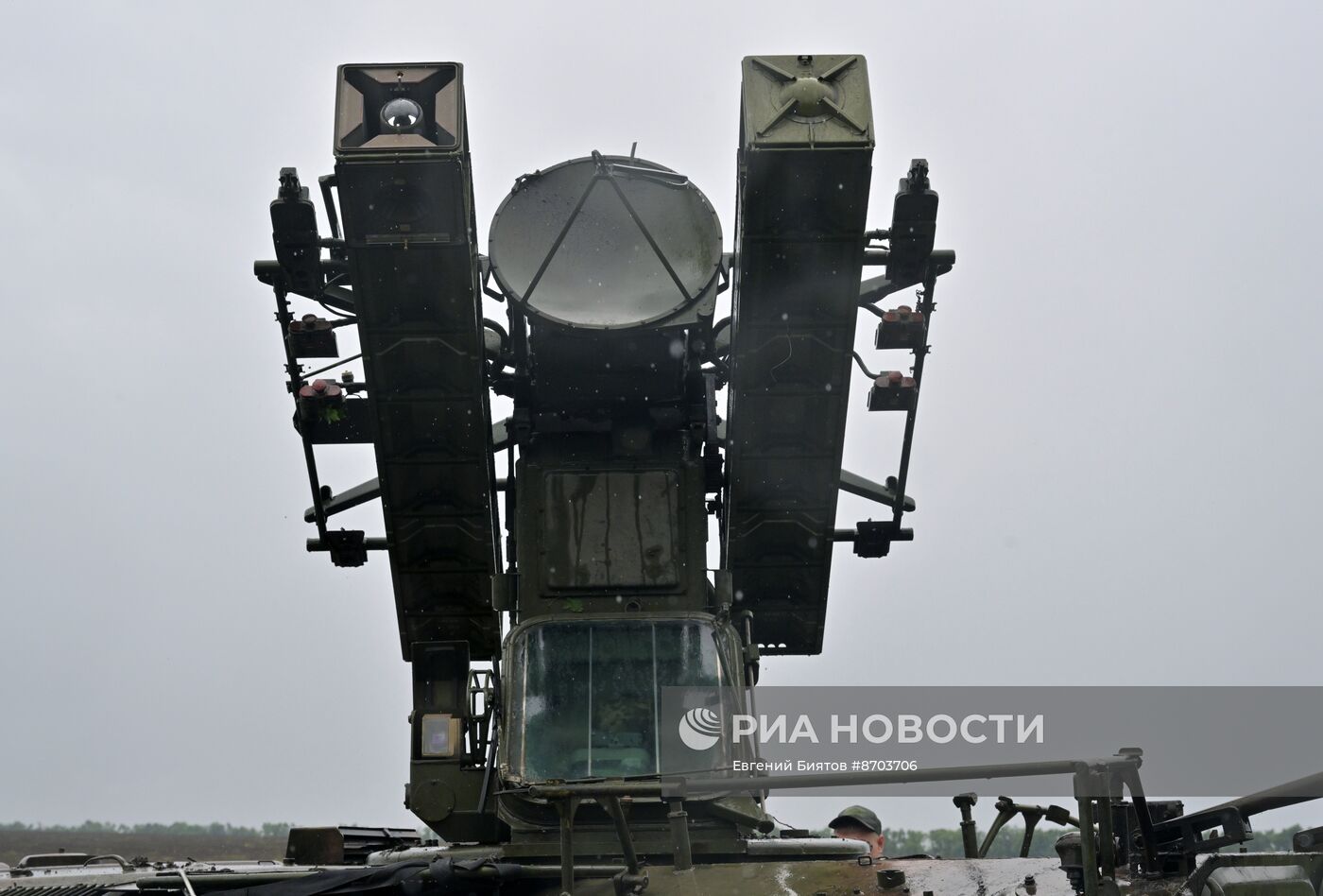 Работа ПВО группировки войск "Запад" в зоне спецоперации