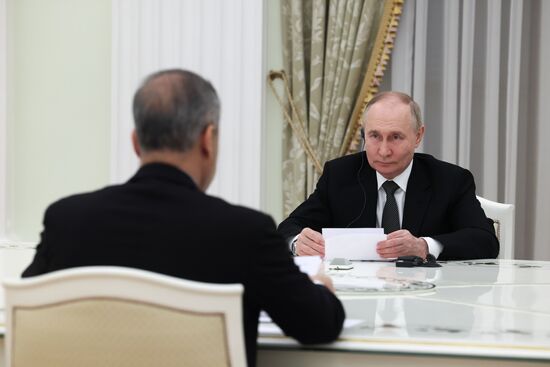 Президент Владимир Путин встретился с главой МИД Турции Хаканом Фиданом