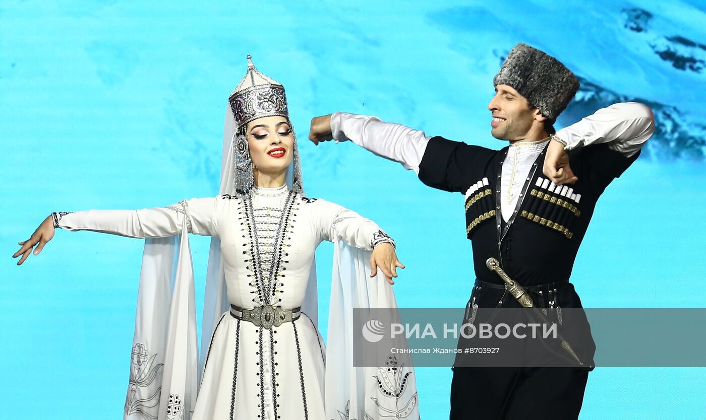 Выставка "Россия". Турнир исполнителей лезгинки