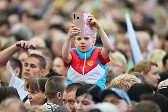 Праздничный концерт, посвященный Дню России