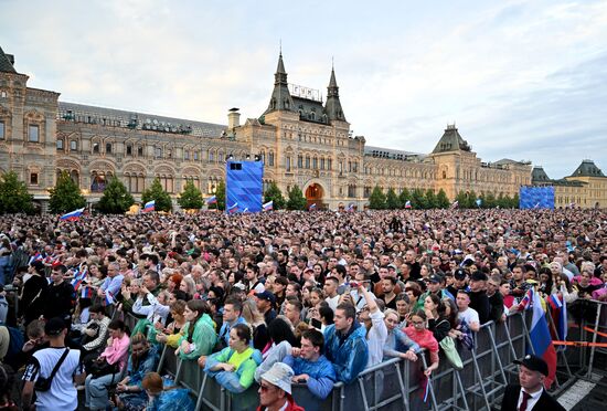 Праздничный концерт, посвященный Дню России