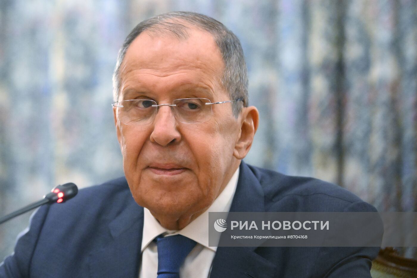 Встреча глав МИД РФ и Кубы С. Лаврова и Б. Р. Паррилья