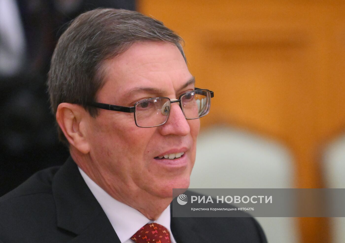 Встреча глав МИД РФ и Кубы С. Лаврова и Б. Р. Паррилья