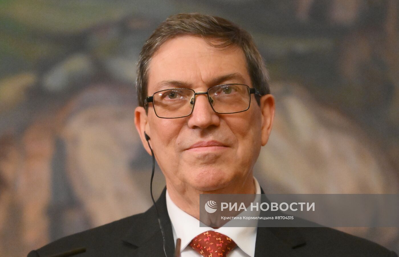 Встреча глав МИД РФ и Кубы С. Лаврова и Б. Р. Паррилья