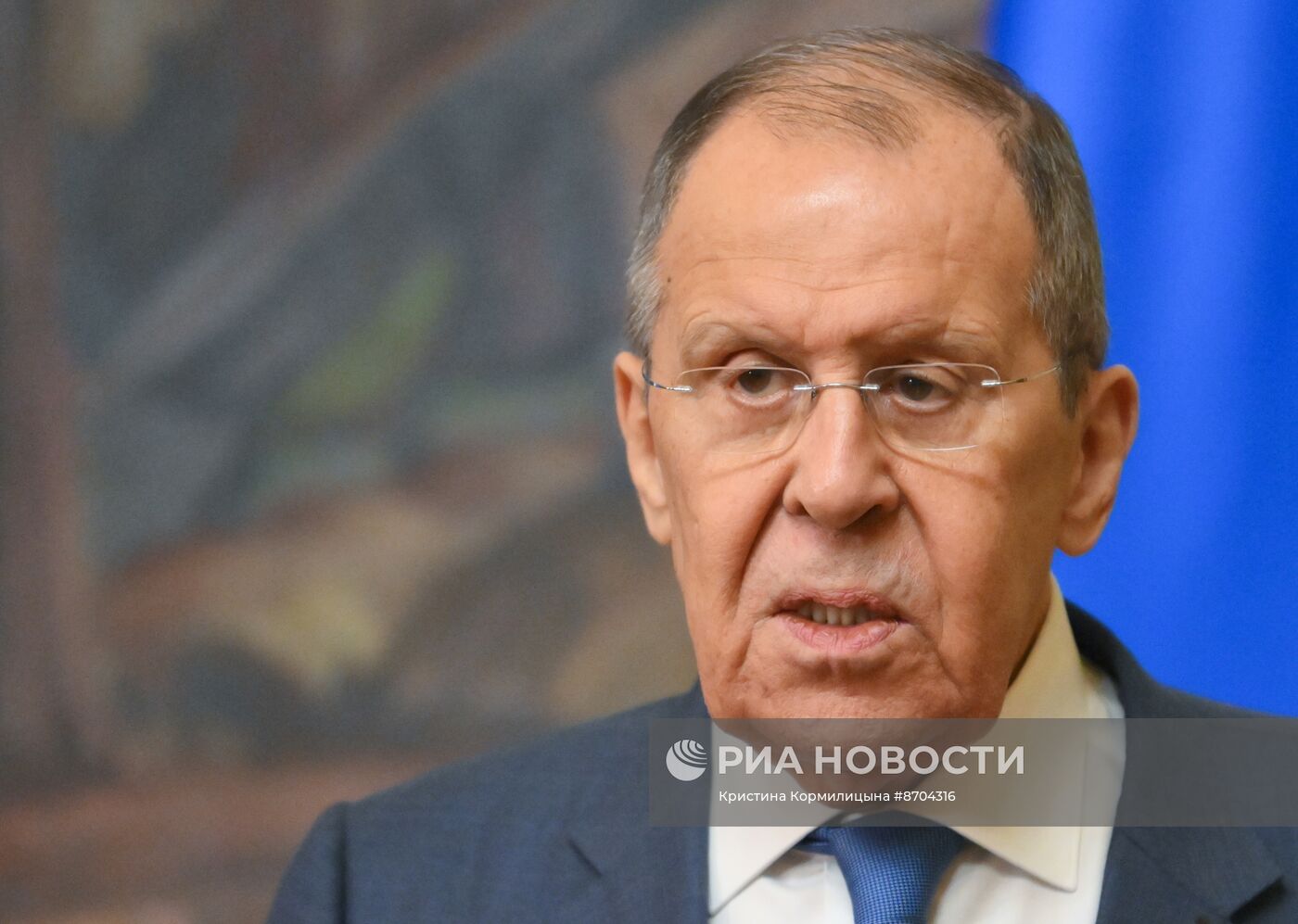 Встреча глав МИД РФ и Кубы С. Лаврова и Б. Р. Паррилья