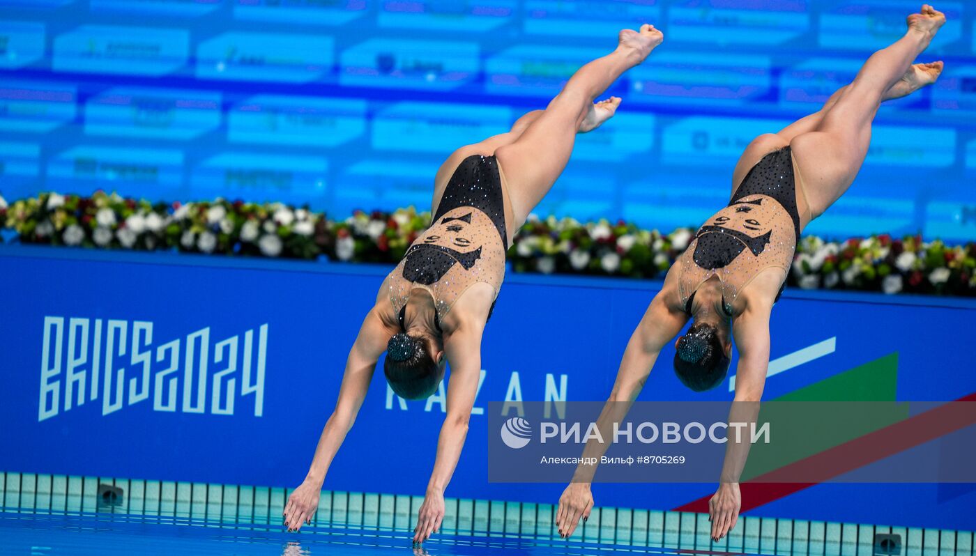 Игры БРИКС. Синхронное плавание. Дуэт. Техническая программа