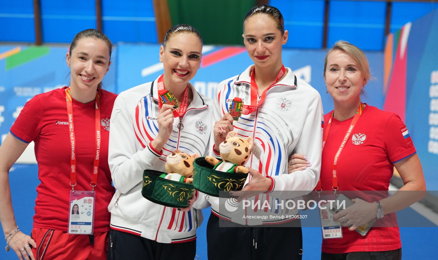 Игры БРИКС. Синхронное плавание. Дуэт. Техническая программа