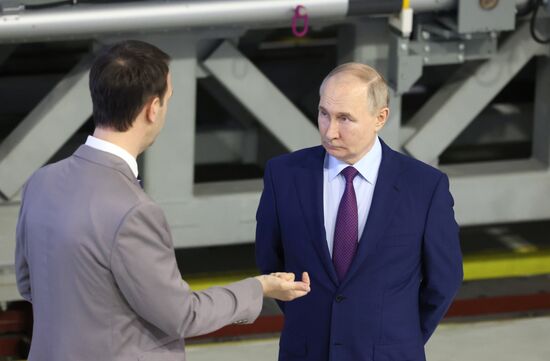 Рабочая поездка президента Владимира Путина в Московскую область