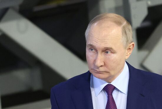 Рабочая поездка президента Владимира Путина в Московскую область