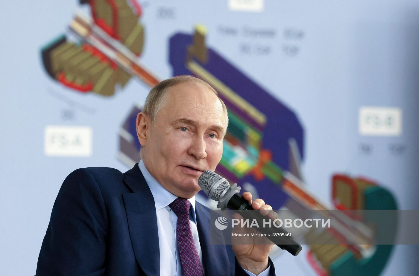 Рабочая поездка президента Владимира Путина в Московскую область