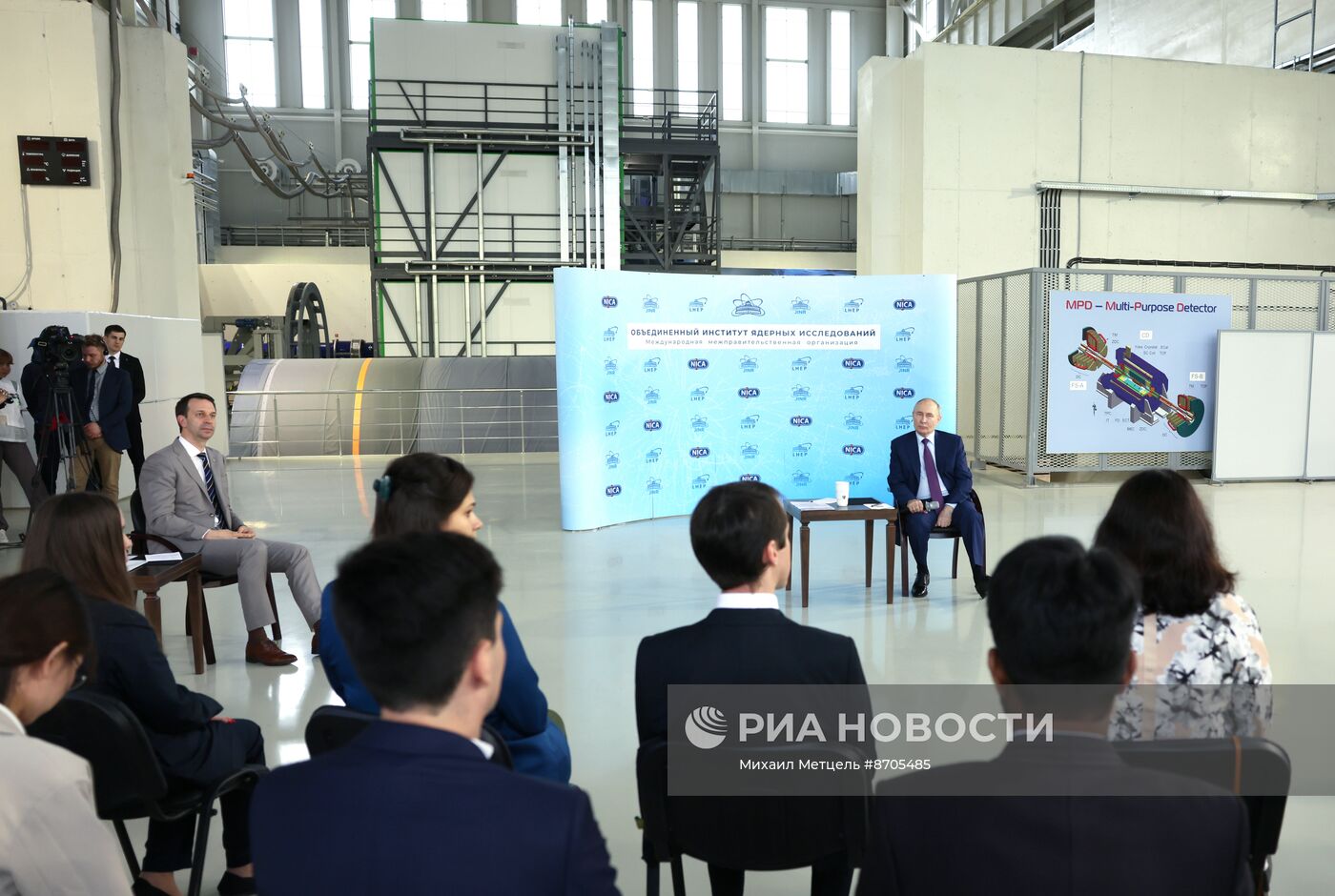 Рабочая поездка президента Владимира Путина в Московскую область