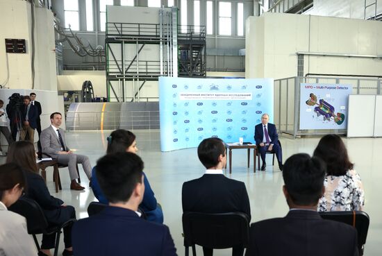 Рабочая поездка президента Владимира Путина в Московскую область