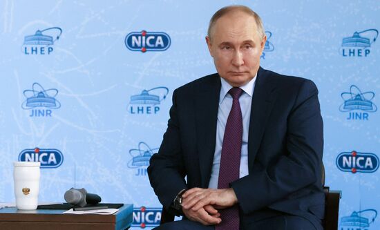 Рабочая поездка президента Владимира Путина в Московскую область